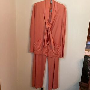 Vintage Orange 3-piece Pant Suit